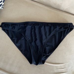 Xhilaration black ruffle bikini bottom - XL